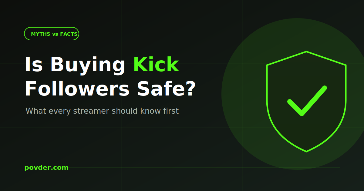 Is Buying Kick Followers Safe?