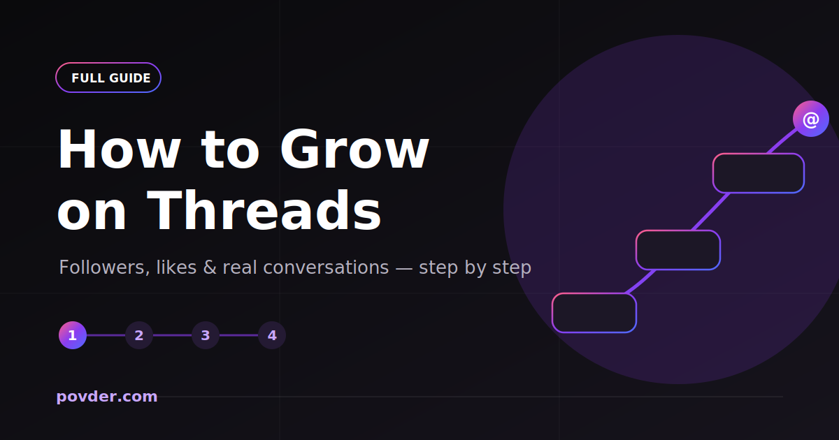How to Grow on Threads