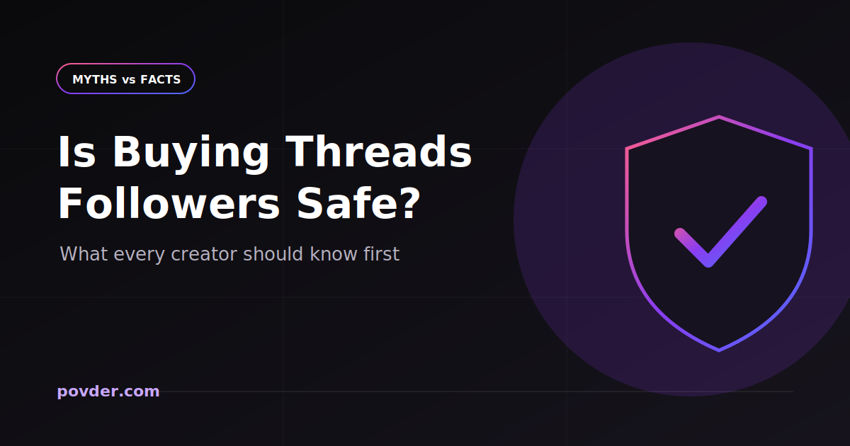 Is Buying Threads Followers Safe?